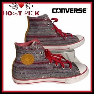 CONVERSE MULTI-COLOR HI-TOP SNEAKERS RARE 6
